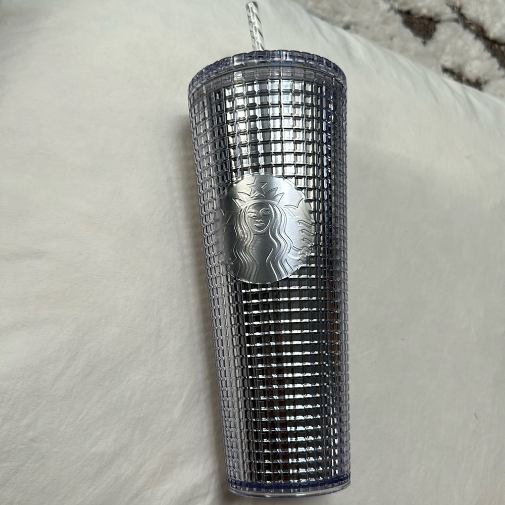 NWT Limited Edition Holiday 2020 Silver disco ball venti starbucks cup